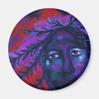 Aimant Maman regarde tout - Crimson & Violet Compassion