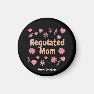 Aimant Maman régulée 3D Floral rose Cœur Esthétique