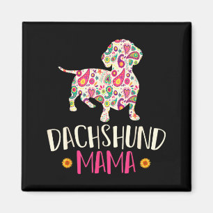 Aimant Maman saucisse Chien Saucisse Vintage Teckel