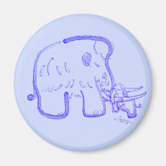 Aimant Mammifère et veau