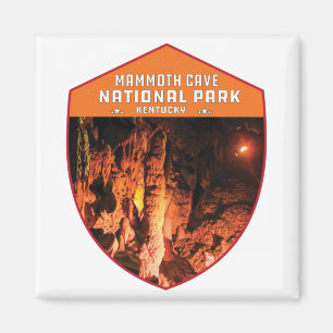 Aimant Mammoth Cave National Park Kentucky vintage rétro
