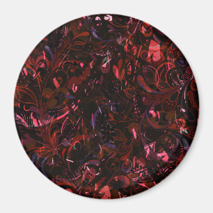 Aimant Mandala 6 Abstrait