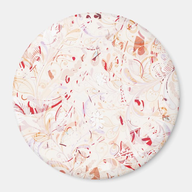Aimant Mandala Abstrait 7 (Devant)