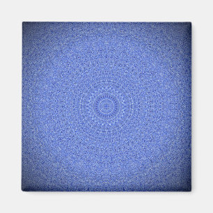 Aimant Mandala bleu