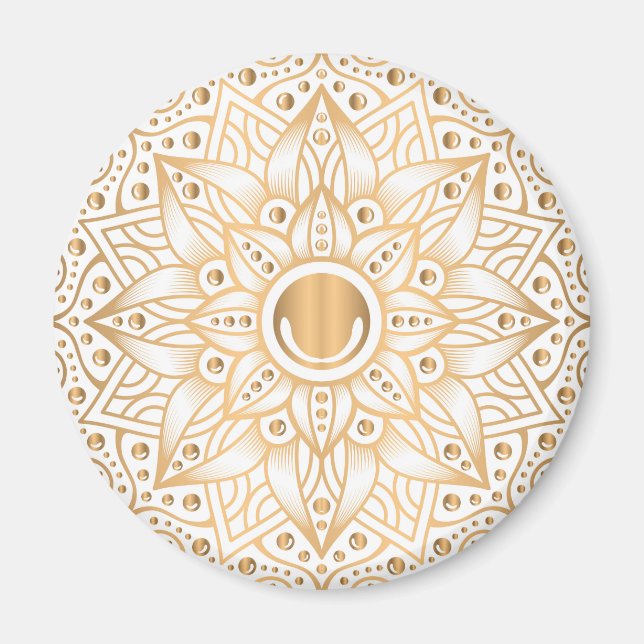 Aimant Mandala de luxe 11 (Devant)