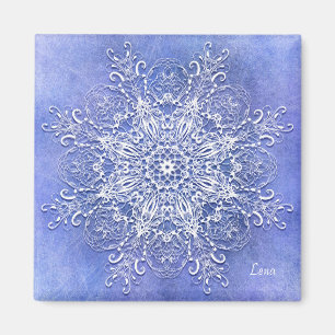 Aimant Mandala. floral ethnique