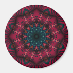 Aimant Mandala géométrique