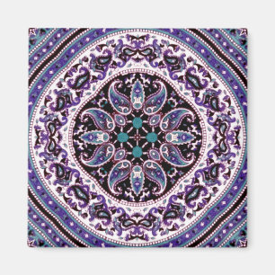 Aimant Mandala violet