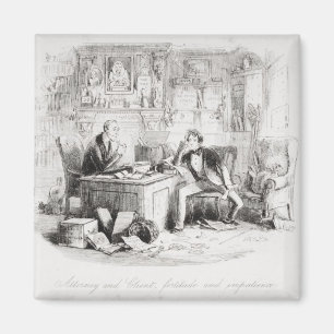 Aimant Mandataire et client, courage et impatience