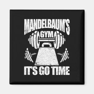 Aimant Mandelbaum's Gym Funny Bodybuilding Gym Workout Gi