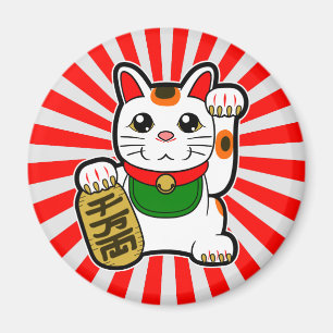 Aimant Maneki Neko : Lucky Cat japonais