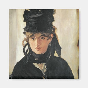 Aimant Manet   Berthe Morisot avec un bouquet des
