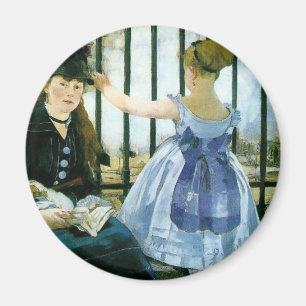 Aimant Manet : Le chemin de fer