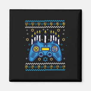 Aimant Manette de jeu vidéo bougies de la menorah de Hano