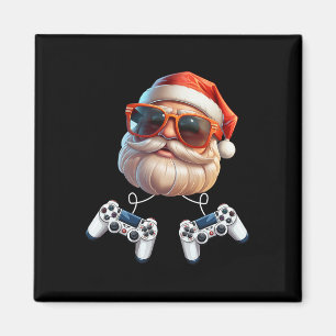 Aimant Manette de jeu vidéo Noël joueur passionné de jeux