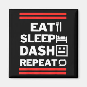 Aimant Manger Dormir Dash Répéter Jeu Vidéo