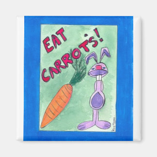 Aimant mangez des carottes