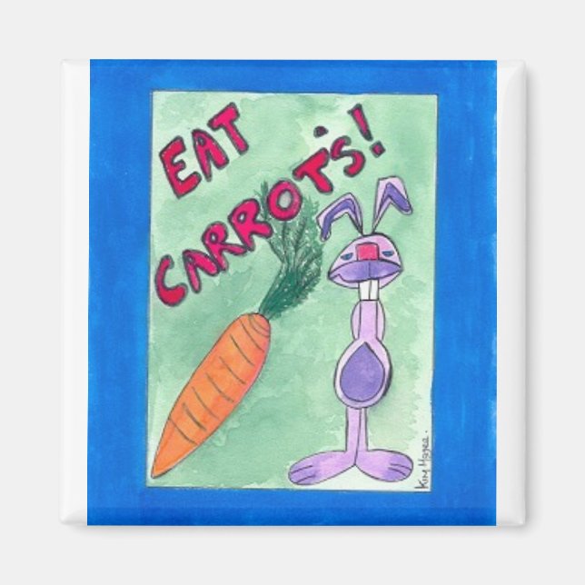 Aimant mangez des carottes (Devant)