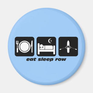 Aimant mangez la rangée de sommeil