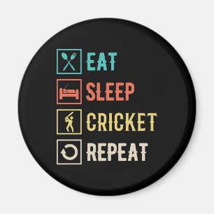 Aimant Mangez le cricket du sommeil Répéter