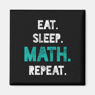 Aimant Mangez Sleep Math Répéter Funny Math Enseignant Ca