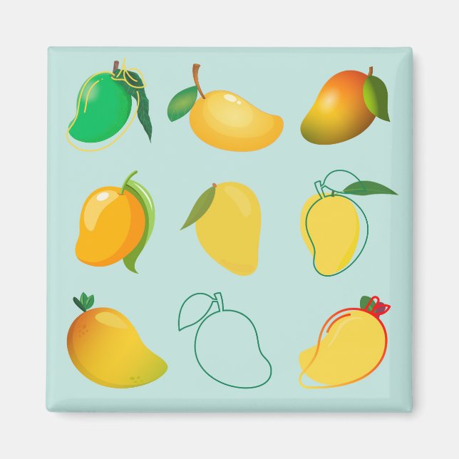 Aimant Mango frais (Devant)