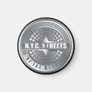 Aimant Manhole Staten Island Grey