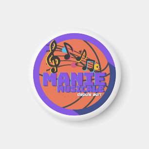 Aimant Manie Musicale Button