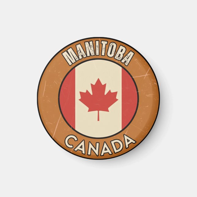 Aimant Manitoba Canada (Devant)