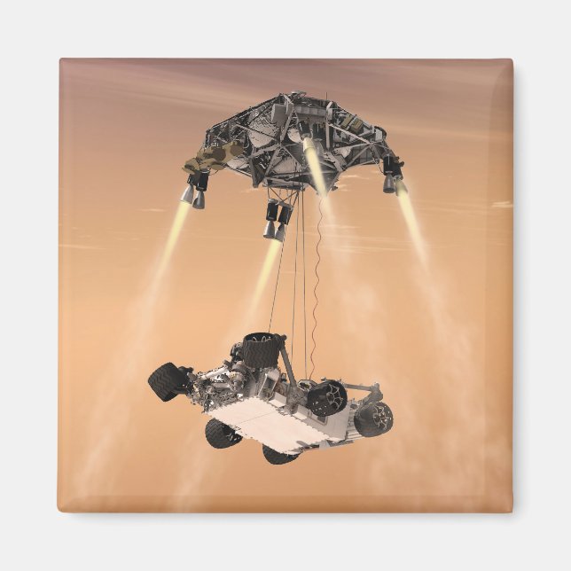 Aimant Manoeuvre de Sky Crane pendant la descente Mars de (Devant)