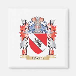 Aimant Manteau de Davies des bras - crête de famille