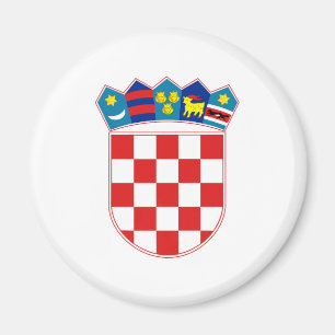 Aimant Manteau officiel de la Croatie de symbole
