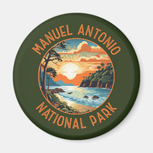 Aimant Manuel Antonio Parc National Rétro Trouvé