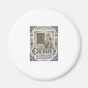 Aimant Manuscrit de Jésus Foi chrétienne vintage Jésus