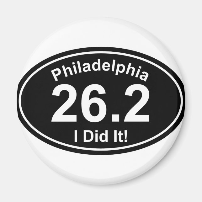 Aimant Marathon de Philadelpia (Devant)