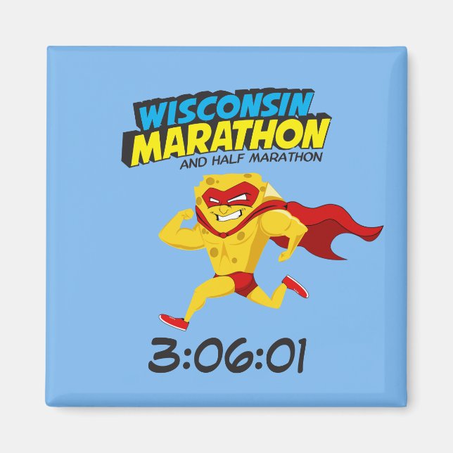 Aimant Marathon du Wisconsin après le marathon (Devant)