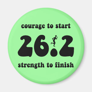 Aimant Marathon inspirant