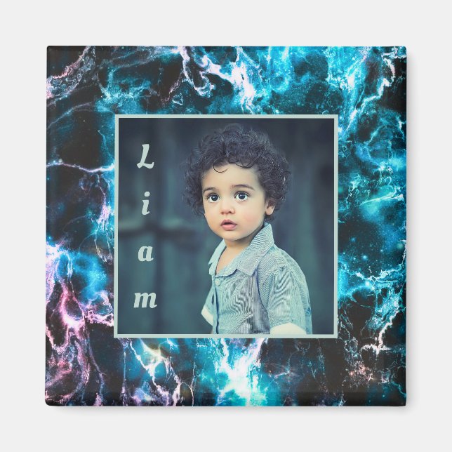 Aimant Marbre bleu (Devant)