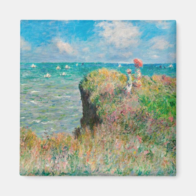 Aimant Marche Claude Monet-Cliff à Pourville (Devant)