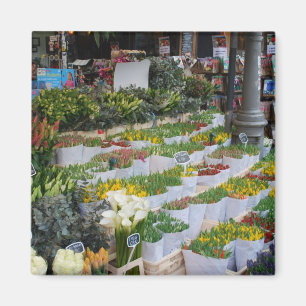 Aimant Marché de tulipe d'Amsterdam