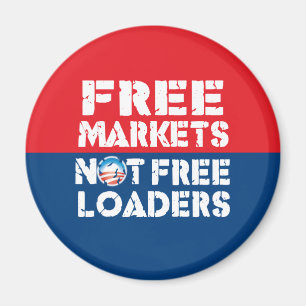 Aimant Marchés Libres - Pas des freeloaders