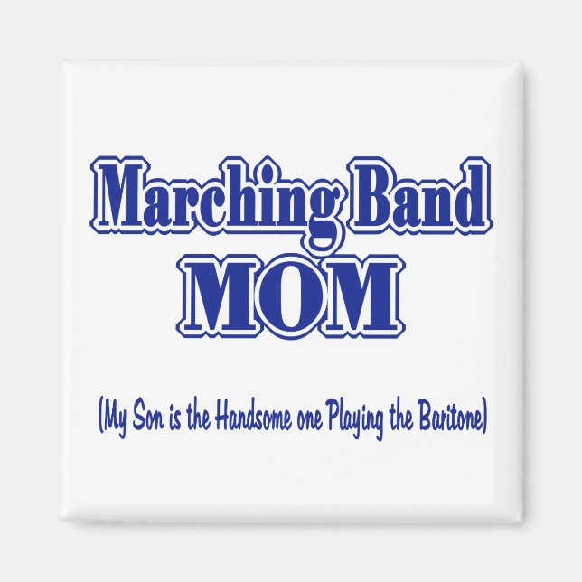 Aimant Marching Band Maman / Baritone (Devant)