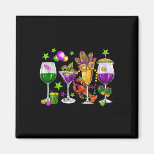Aimant Mardi Gras Boit New Orleans Drôle Costume Femmes