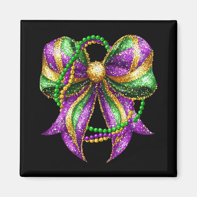 Aimant Mardi Gras Festival New Orleans Fleur De Lis Coque (Devant)