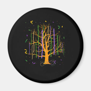 Aimant Mardi Gras Tree Beads Nouvelle-Orléans 2022 Aquar