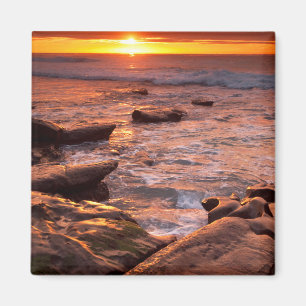 Aimant Mares résiduelles au coucher du soleil, Californie