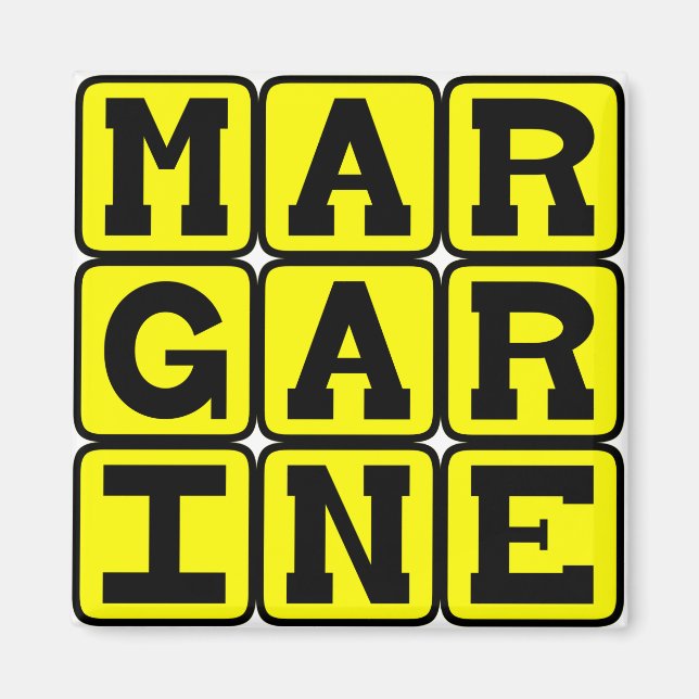 Aimant Margarine, Bouteille (Devant)