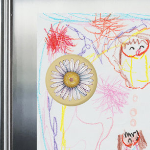 Aimant Marguerite de campagne 