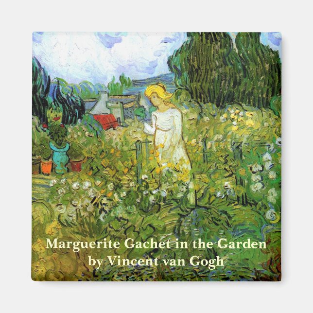 Aimant Marguerite Gachet dans le jardin par Vincent van G (Devant)
