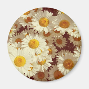 Aimant marguerites vintages
